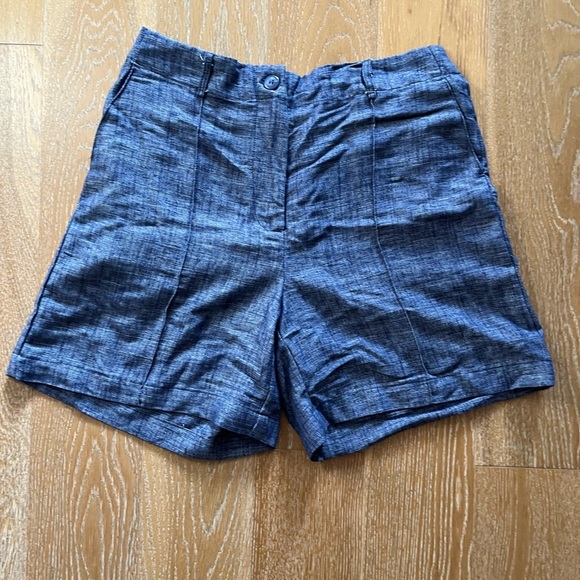 Blue Chambray Shorts by Golf Used linen blend - Picture 4 of 8